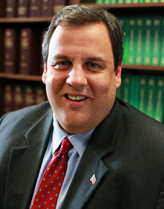 Photo de Christopher Christie gouverneur du New Jersey réélu en 2013